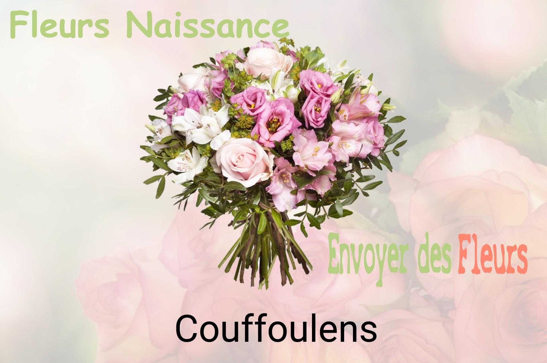 Bouquet de fleurs de naissance livré à Couffoulens